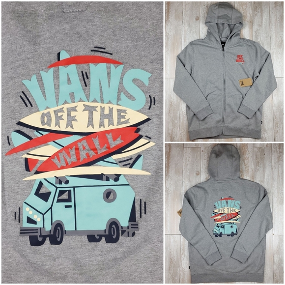 Vans Other - Vans Boarded Up Fill Zip Hoodie